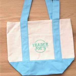 Viral ✨Canvas Tote Bag - Pastel Blue